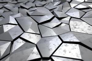 Voronoi Blocks Pattern Texture Background photo