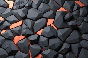 Voronoi Blocks Pattern Texture Background photo