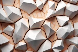Voronoi Blocks Pattern Texture Background photo