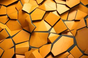 Voronoi Blocks Pattern Texture Background Generative AI photo