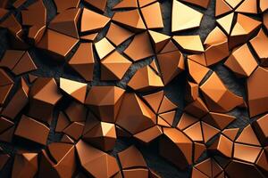 Voronoi Blocks Pattern Texture Background photo
