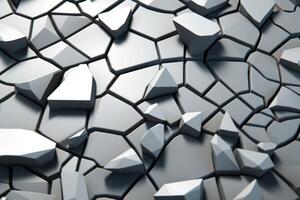 Voronoi Blocks Pattern Texture Background photo