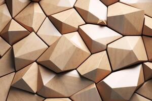 Voronoi Blocks Pattern Texture Background photo