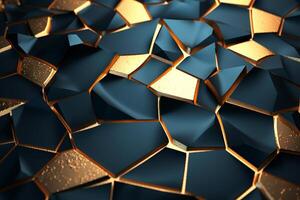 Voronoi Blocks Pattern Texture Background photo