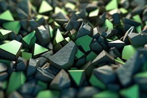 Voronoi Blocks Pattern Texture Background photo