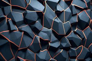 Voronoi Blocks Pattern Texture Background photo