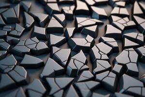 Voronoi Blocks Pattern Texture Background photo