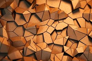 Voronoi Blocks Pattern Texture Background photo