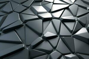 Voronoi Blocks Pattern Texture Background Generative AI photo