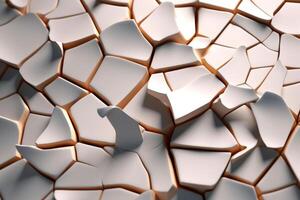 voronoi bloques modelo textura antecedentes generativo ai foto