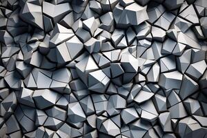 Voronoi Blocks Pattern Texture Background photo