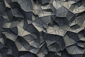 voronoi bloques modelo textura antecedentes generativo ai foto