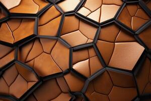 Voronoi Blocks Pattern Texture Background photo