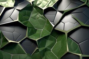 voronoi bloques modelo textura antecedentes generativo ai foto