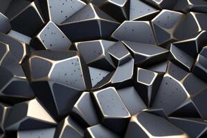 Voronoi Blocks Pattern Texture Background photo