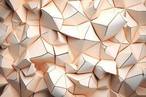 Voronoi Blocks Pattern Texture Background Generative AI photo