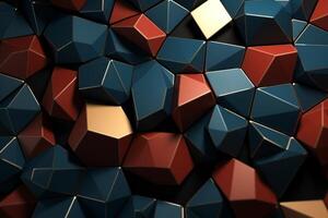 Voronoi Blocks Pattern Texture Background photo