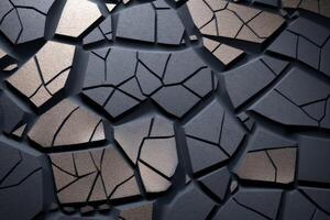 Voronoi Blocks Pattern Texture Background photo