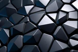 Voronoi Blocks Pattern Texture Background photo