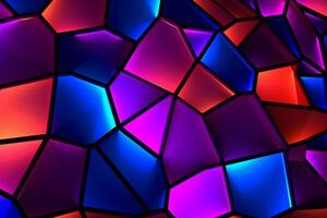 Voronoi Blocks Pattern Texture Background photo