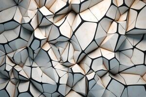 Voronoi Blocks Pattern Texture Background photo