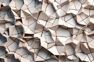 Voronoi Blocks Pattern Texture Background Generative AI photo