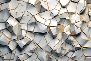 Voronoi Blocks Pattern Texture Background photo