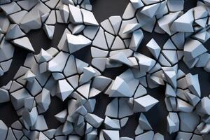 Voronoi Blocks Pattern Texture Background photo