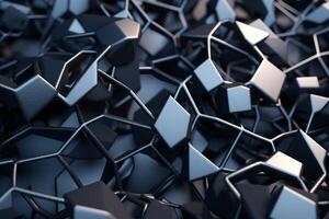 Voronoi Blocks Pattern Texture Background photo