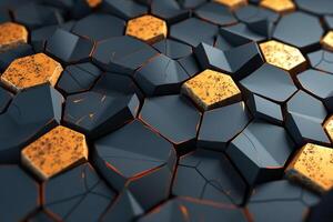 Voronoi Blocks Pattern Texture Background photo