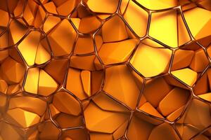 Voronoi Blocks Pattern Texture Background Generative AI photo