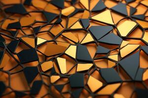 Voronoi Blocks Pattern Texture Background photo