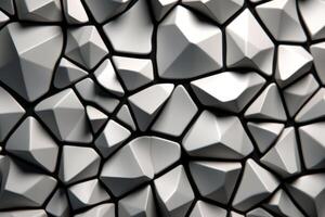 voronoi bloques modelo textura antecedentes generativo ai foto