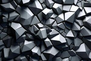 Voronoi Blocks Pattern Texture Background photo