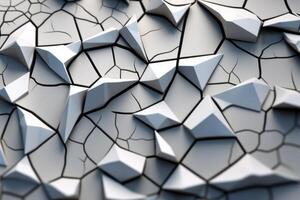 Voronoi Blocks Pattern Texture Background photo