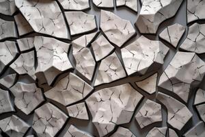 Voronoi Blocks Pattern Texture Background photo