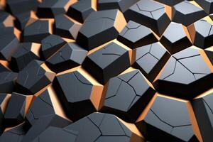 Voronoi Blocks Pattern Texture Background photo