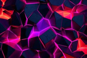 Voronoi Blocks Pattern Texture Background photo