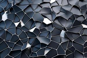 Voronoi Blocks Pattern Texture Background photo