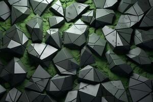 Voronoi Blocks Pattern Texture Background photo