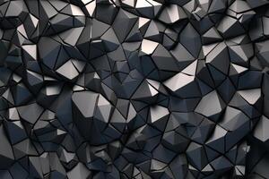 Voronoi Blocks Pattern Texture Background Generative AI photo