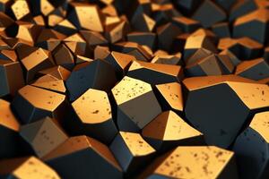 Voronoi Blocks Pattern Texture Background photo