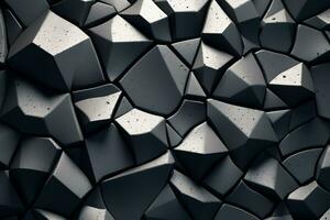 Voronoi Blocks Pattern Texture Background Generative AI photo