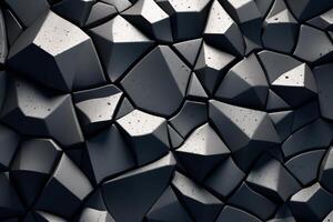 Voronoi Blocks Pattern Texture Background photo
