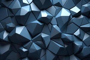 Voronoi Blocks Pattern Texture Background Generative AI photo