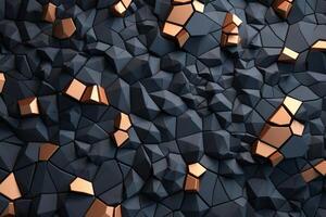 Voronoi Blocks Pattern Texture Background photo
