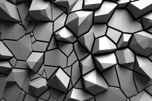 voronoi bloques modelo textura antecedentes generativo ai foto