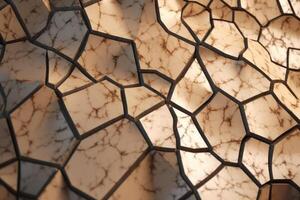 Voronoi Blocks Pattern Texture Background photo