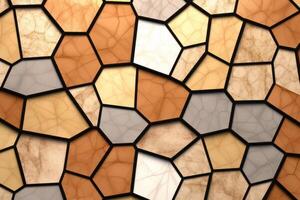 voronoi bloques modelo textura antecedentes generativo ai foto