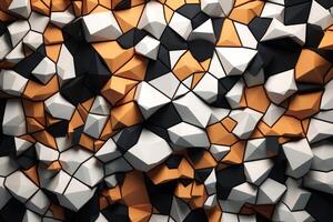 Voronoi Blocks Pattern Texture Background photo